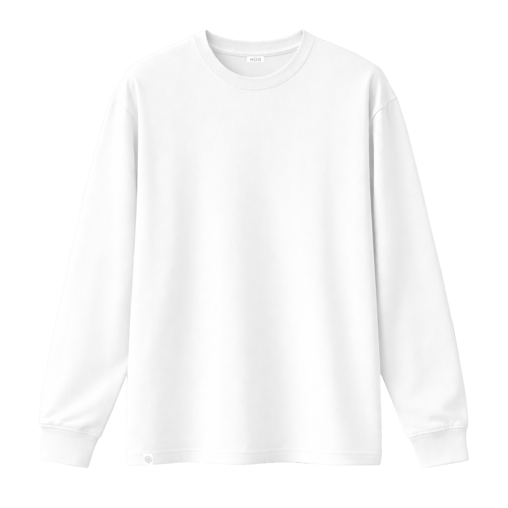 HÜG Polera M/L Blanca "Pima Edition" - HÜG