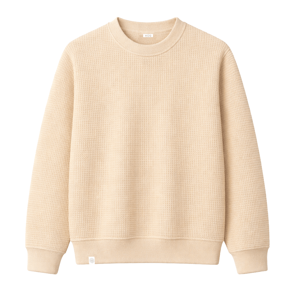 HÜG Sweater Beige "Full Panel" - HÜG